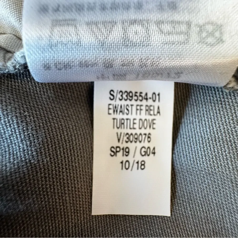 Old Navy Youth Straight Leg Pants XXL 18 Relaxed Fit Gray Turtle Dove NWT